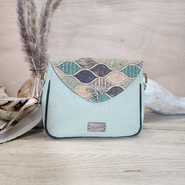 Camellia Bag in Piñatex and Cork