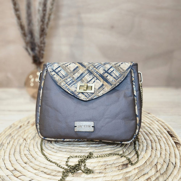 Camellia Bag in Piñatex and Cork