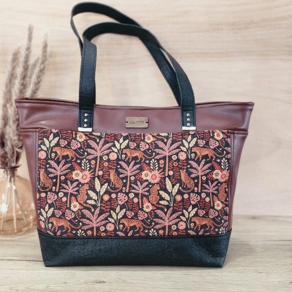Jasmine bag in Desserto (cactus), Piñatex and Cork