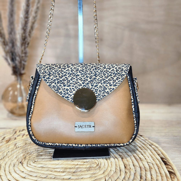 Camellia bag in Apple Skin, Piñatex and Cork