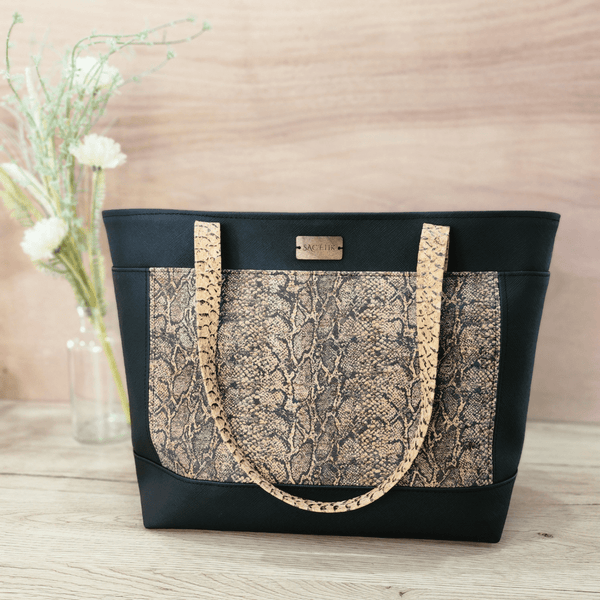 Jasmin bag in Apple Skin and Cork