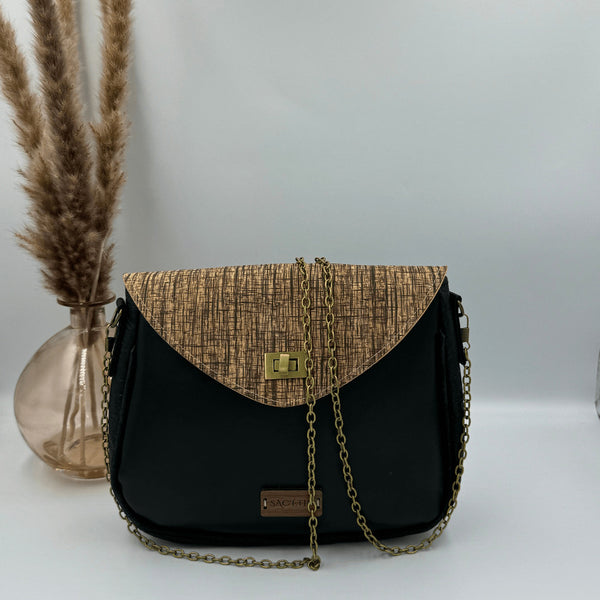 Camellia bag in Apple Skin, Piñatex and Cork
