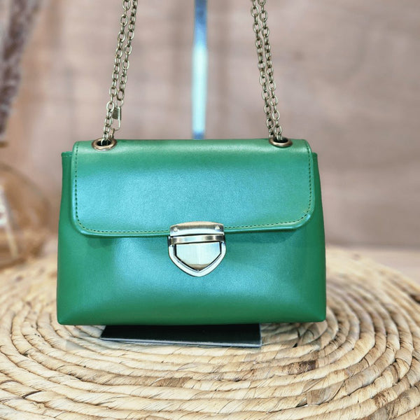 Lys bag in green Apple skin