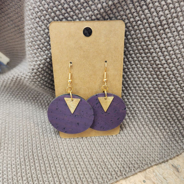 Cork earrings 
